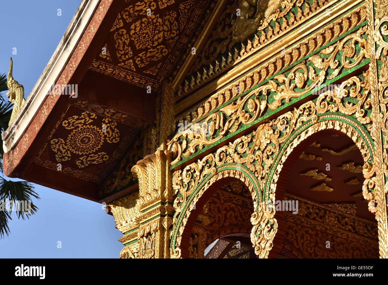 Le Palais Royal, Haw Pha Bang Luang Prabang, Laos Pavilion Banque D'Images