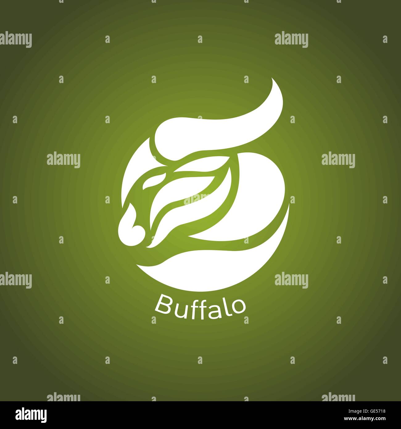 Logo Buffalo vector Illustration de Vecteur