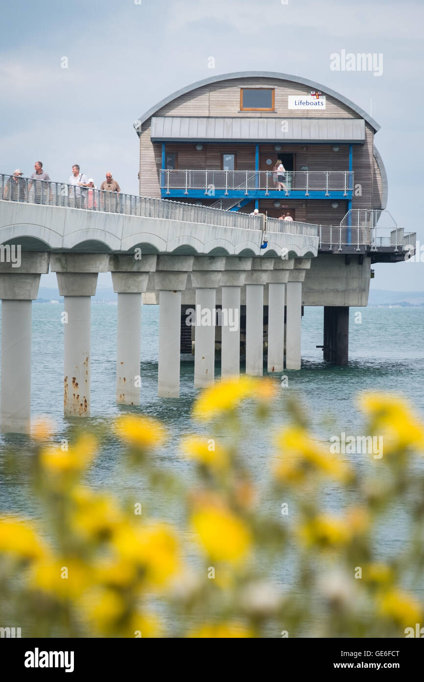 La station RNLI à Bembridge, île de Wight Banque D'Images