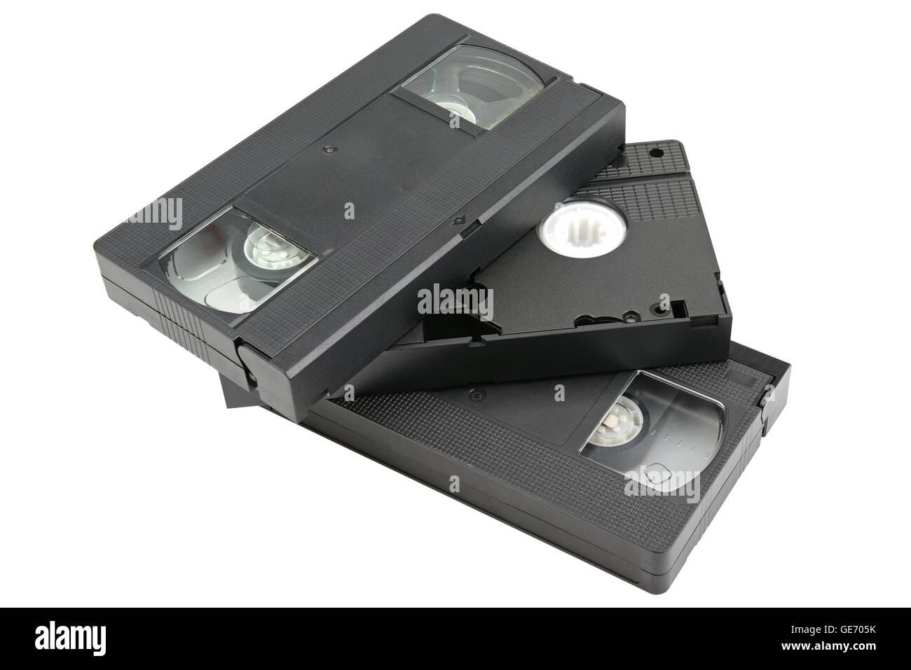 Bande magnétique dans une bande vidéo Banque D'Images