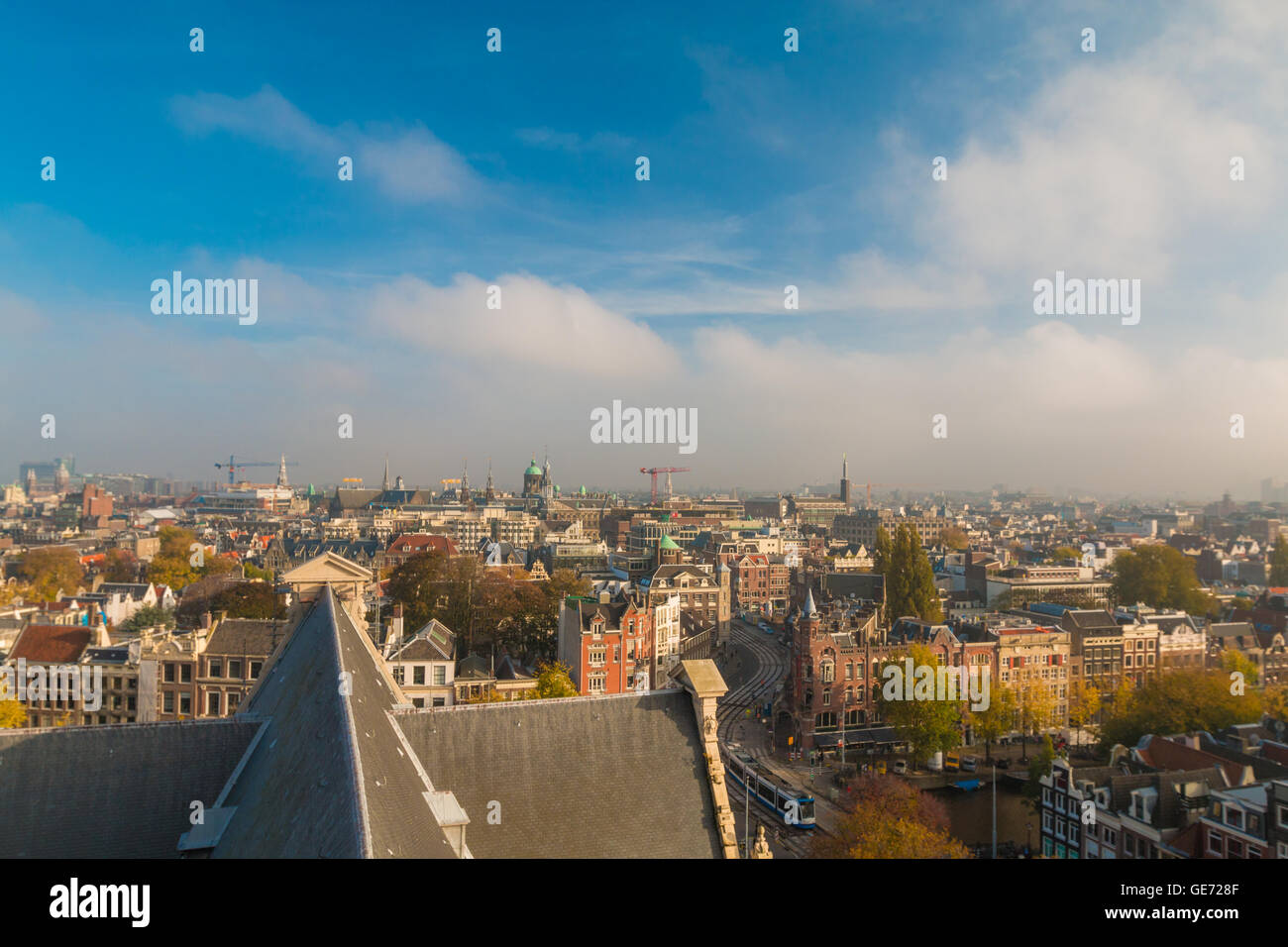 Dans Amsterdam Pays-Bas Banque D'Images