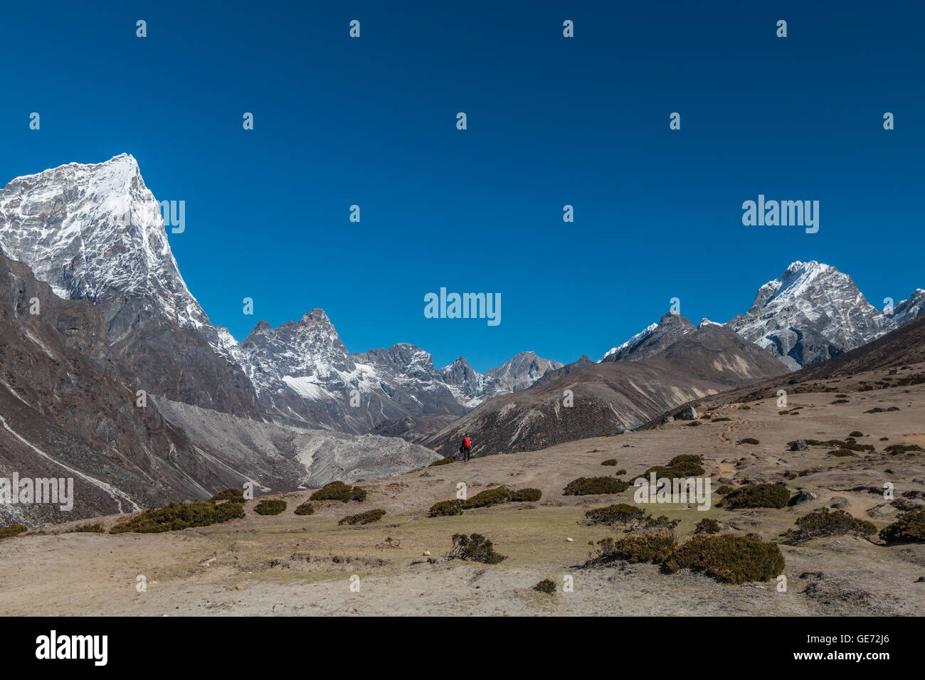 Montagnes de l'Himalaya au Népal Banque D'Images