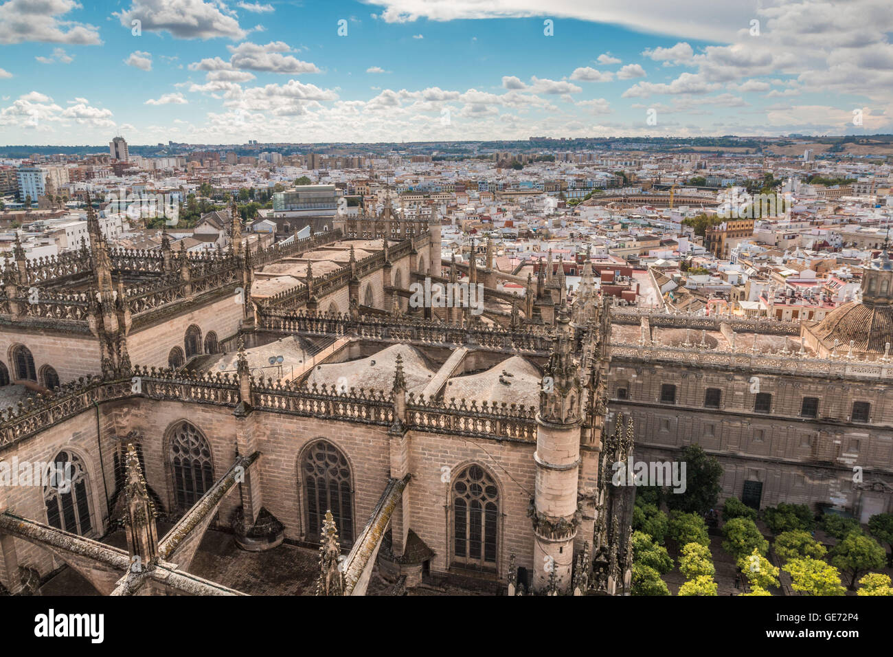Vieille ville de Séville en Espagne Banque D'Images