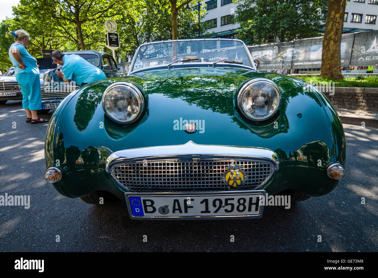 BERLIN - Juin 05, 2016 : voiture sport Austin-Healey Sprite Mk I, 1959. Les Classic Days Berlin 2016. Banque D'Images
