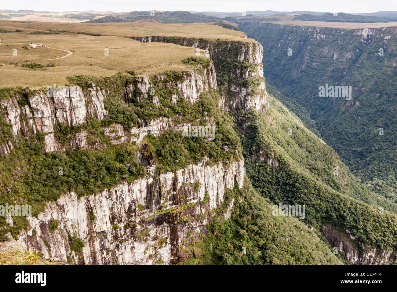 Canyon Fortaleza au Rio Grande do Sul, Brésil Banque D'Images