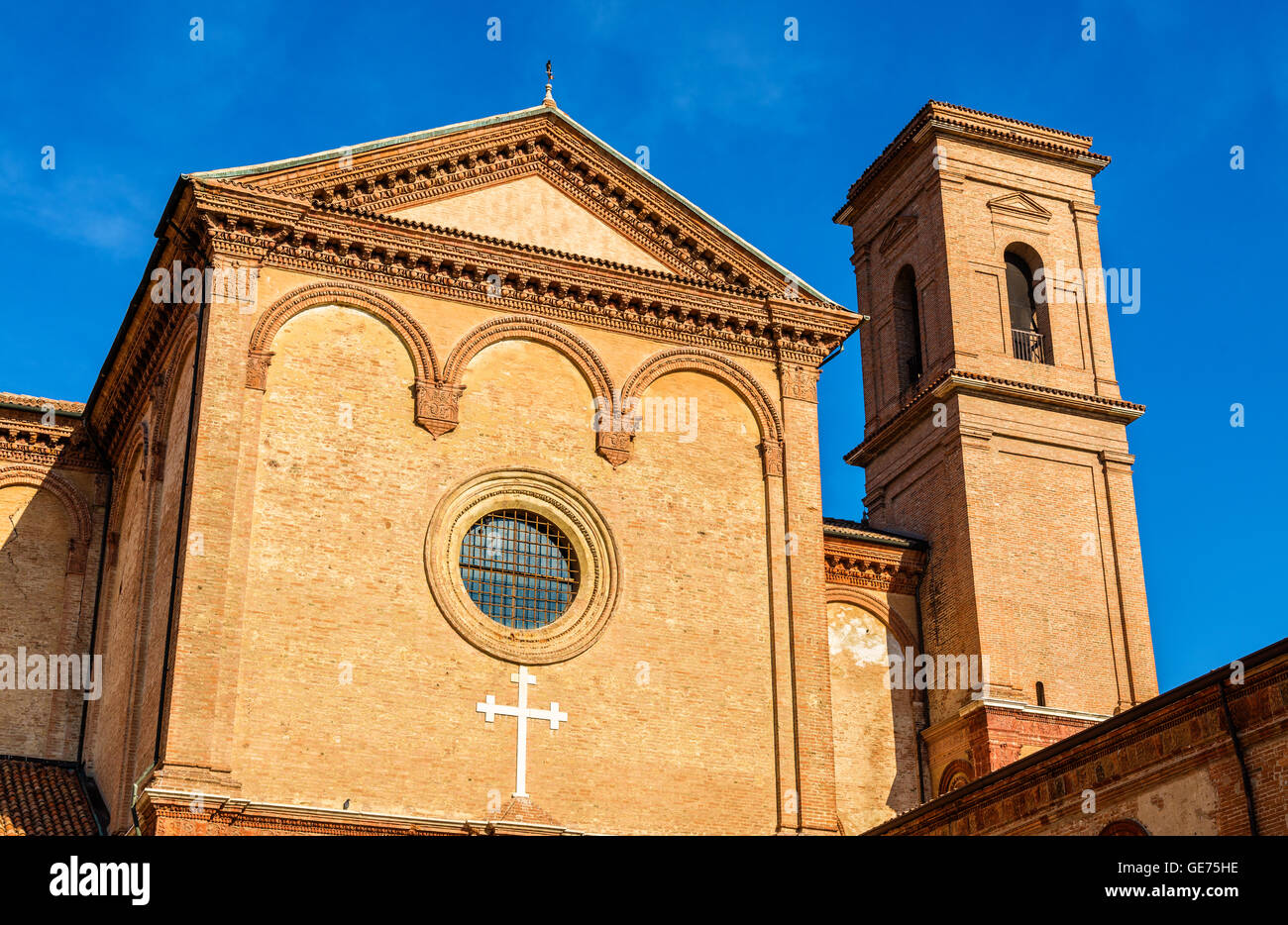 L'église de San Cristoforo alla Certosa à Ferrara - Italie Banque D'Images