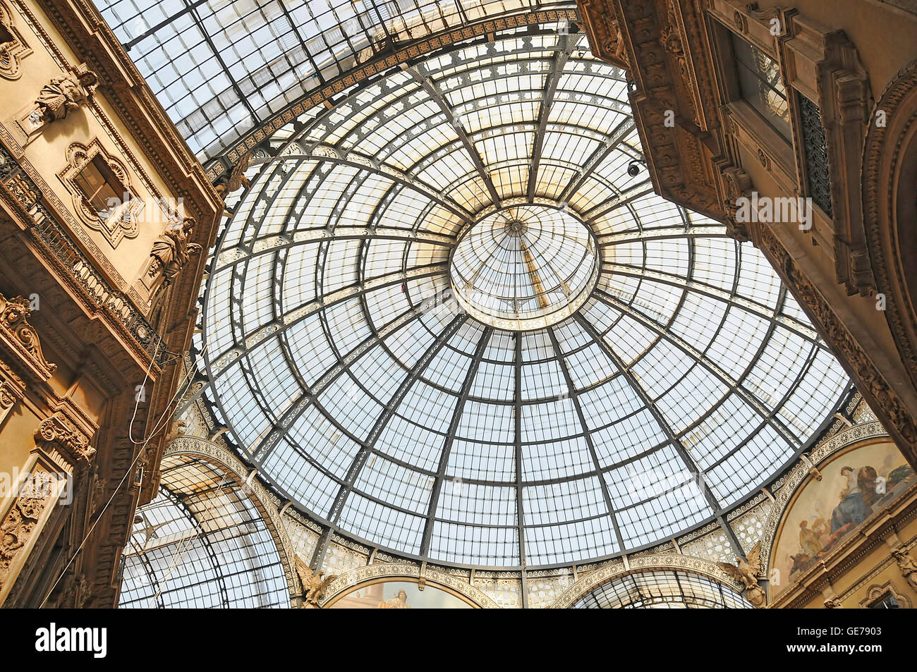 Milano : Galerie Vittorio Emanuele II / Galerie Vittorio Emanuele II Banque D'Images