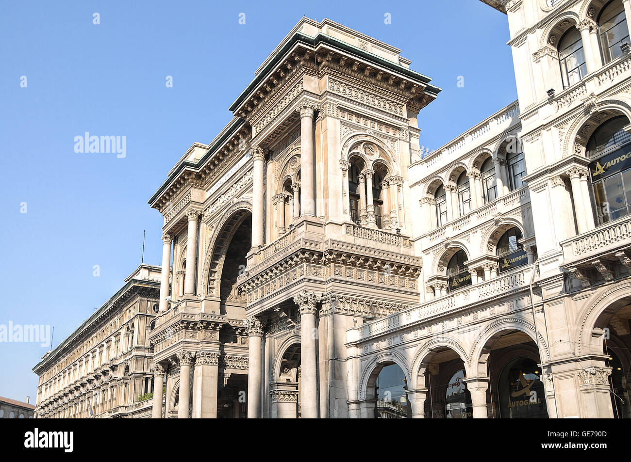 Milano : Galerie Vittorio Emanuele II / Galerie Vittorio Emanuele II Banque D'Images