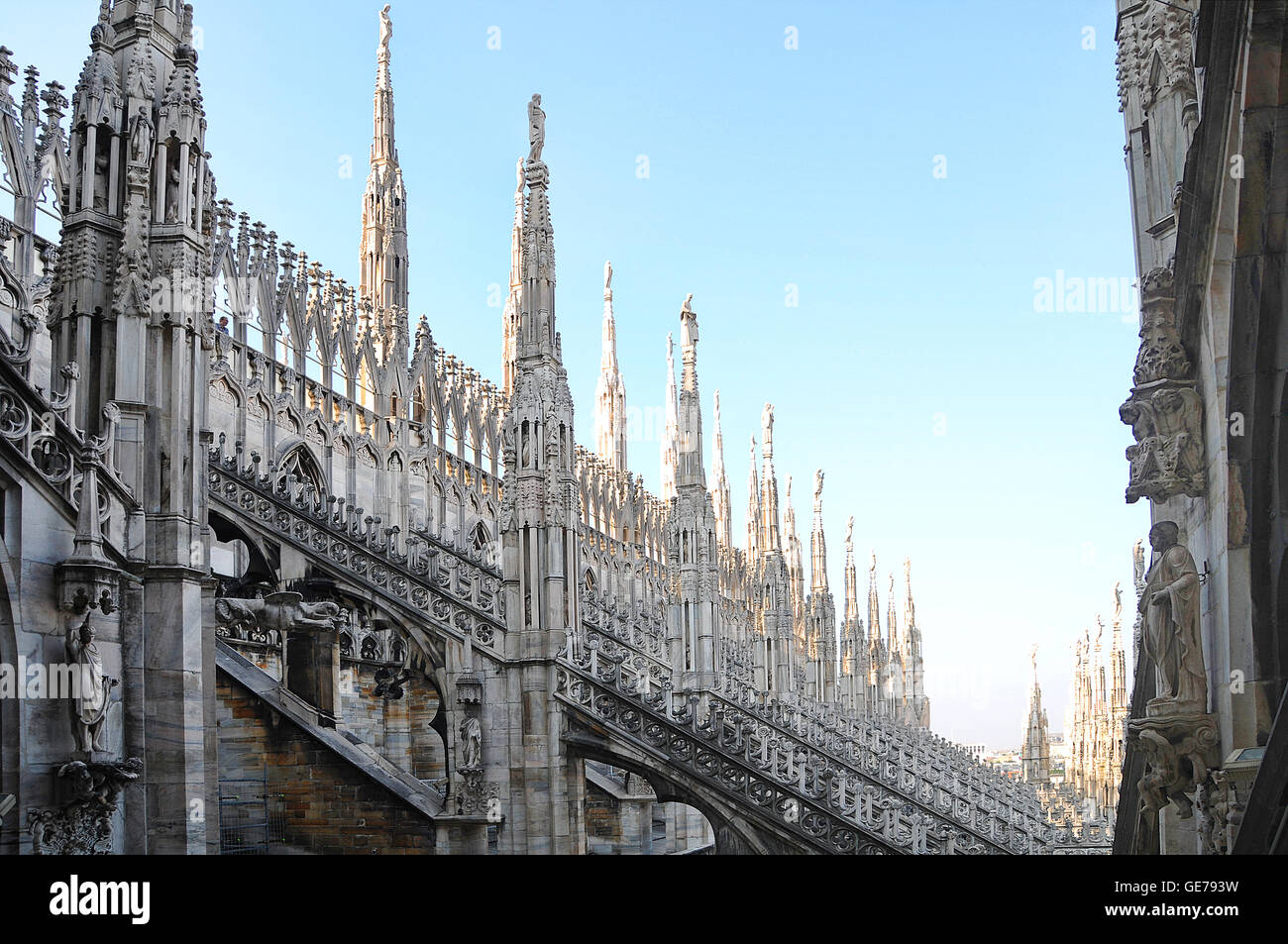 Milano, Milan, Cathédrale, église, Dome Banque D'Images