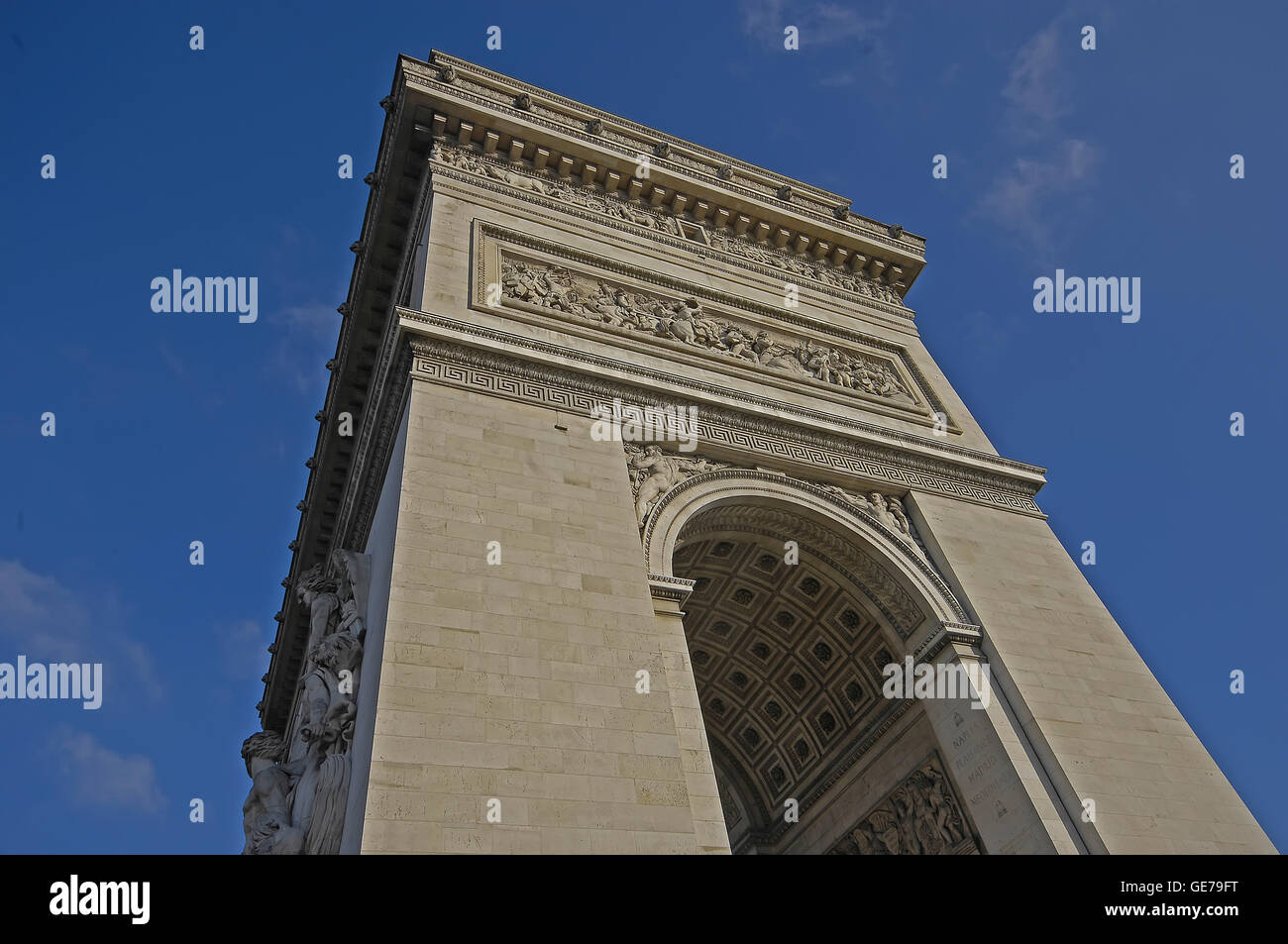 Arc de Triomphe, Paris, place Charles de Gaulle Banque D'Images