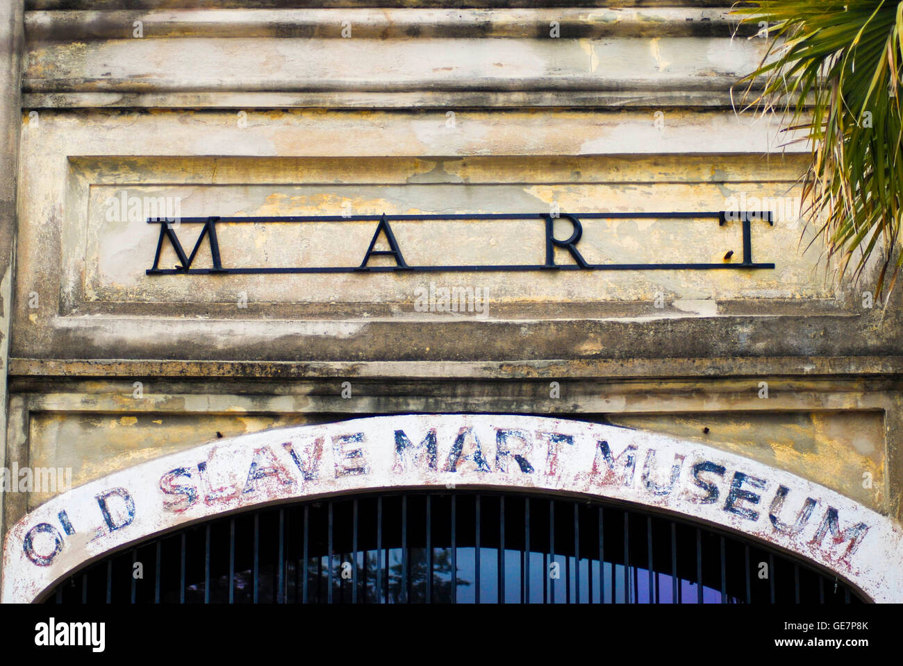 Le vieil esclave Mart à 6 Chalmers Street à Charleston, Caroline du Sud Banque D'Images