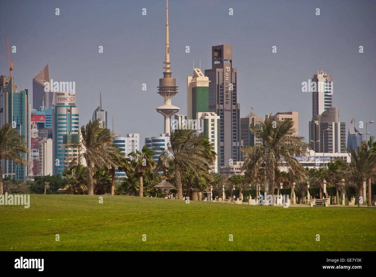 Au bord de l'Koweït al shuwaikh, Koweït City côte du golfe Arabique, l'Asie. Banque D'Images
