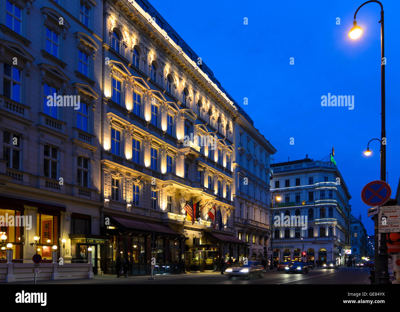 Wien, Vienne : Hotel Sacher Wien, Autriche,, 01. Banque D'Images