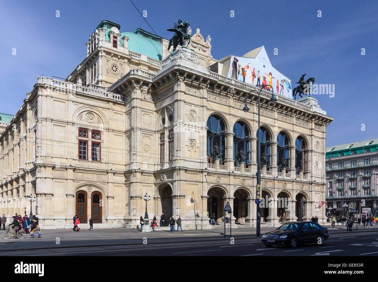 Wien, Vienne : opéra d'État, l'Autriche, Wien, 01. Banque D'Images