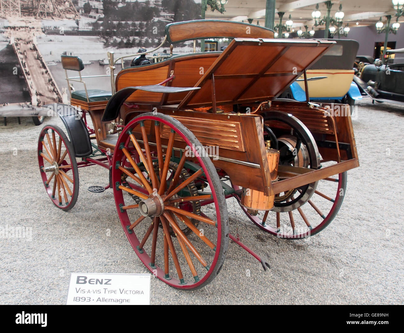 1893 Benz vis-a-vis de type Victoria, 1730cc 3cv 18kmh (inv 1501) photo 1 Banque D'Images