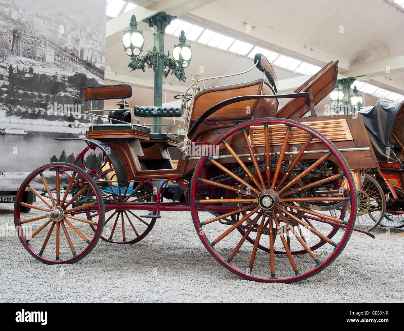 1893 Benz vis-a-vis de type Victoria, 1730cc 3cv 18kmh (inv 1501) photo 8 Banque D'Images
