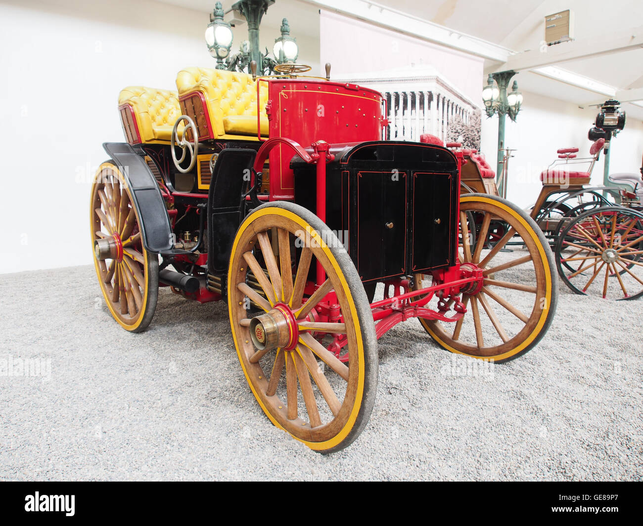 1893 Menier Phaeton Double, 2 moteurs, 2 cylindres en V (inv 0204) photo 6 Banque D'Images