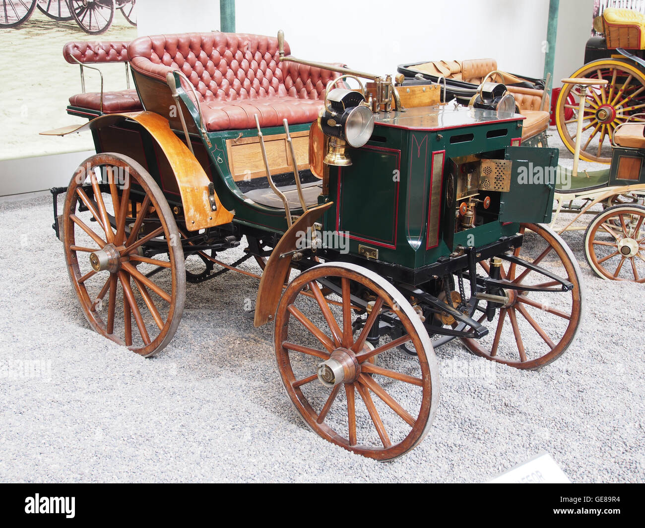 Panhard 1894 Levassir Phaeton tonneau, 3,5Cv 565cc 20kmh (inv 2222) photo 3 Banque D'Images