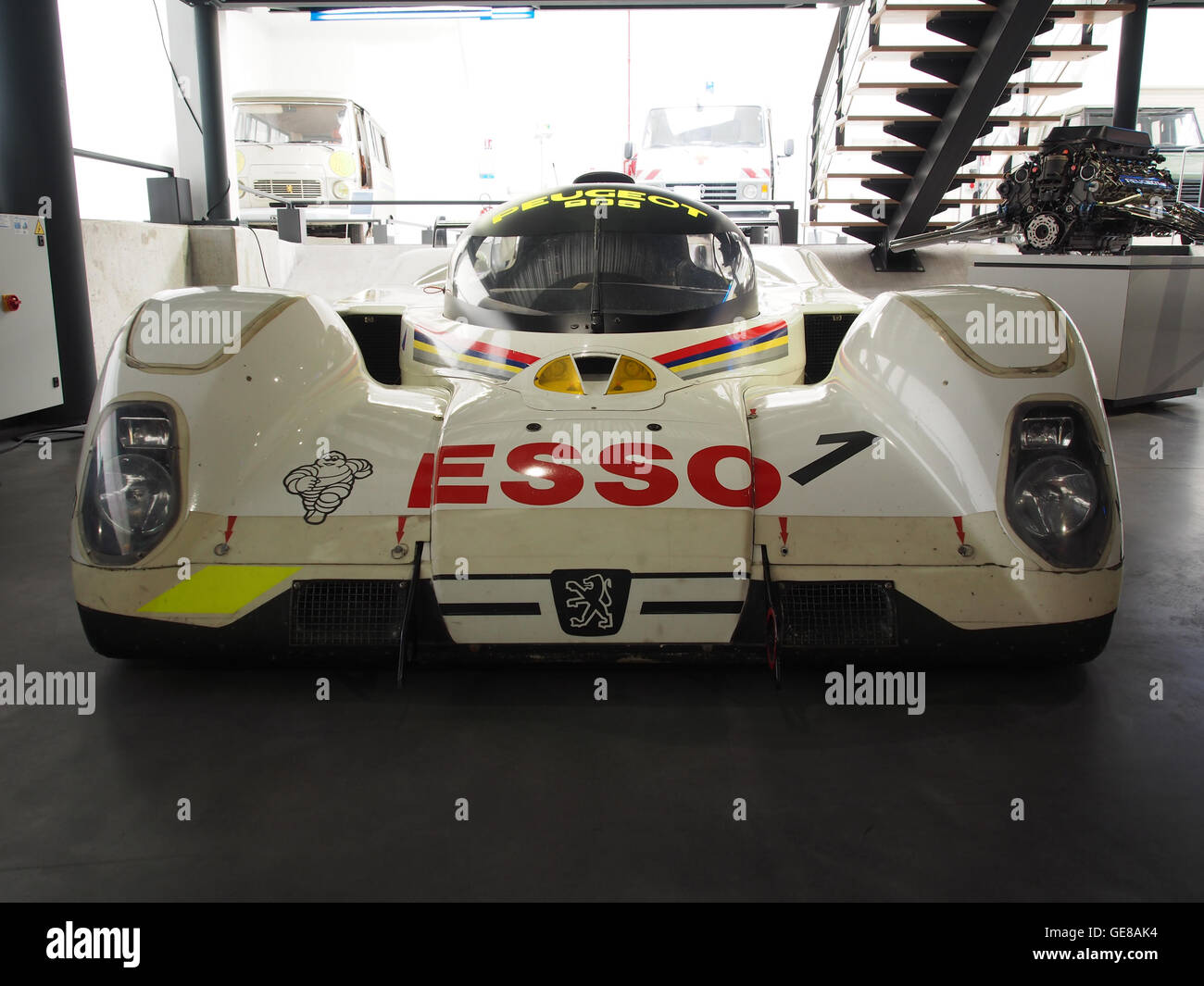 1992 Peugeot 905 Evolution 1,7 vainqueur du Mans, piloté par Derek Warwick, Yannick Dalmas et Mark Blundell Banque D'Images