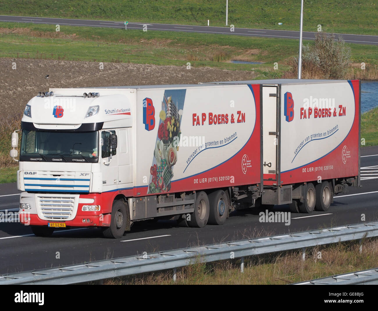 DAF XF, Fa P Broers & Zn Banque D'Images