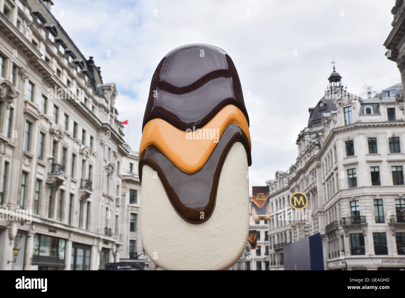 Regent Street, Londres, Royaume-Uni. 24 juillet 2016. Regent Street est fermé tous les dimanches de juillet pour l'été des rues. © Matthieu Chattle Banque D'Images