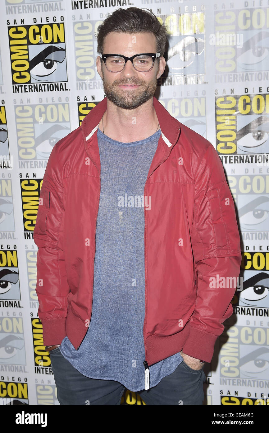 San Diego, USA. 23 juillet, 2016. Daniel Gillies à un photocall pour série TV 'les originaux' lors de la Comic-Con 2016 de San Diego International im Hilton Bayfront Hotel. San Diego, 23.07.2016 | Verwendung weltweit/alliance Photo © dpa/Alamy Live News Banque D'Images