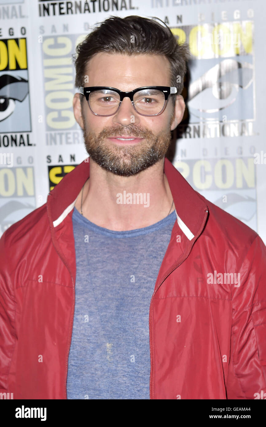 San Diego, USA. 23 juillet, 2016. Daniel Gillies à un photocall pour série TV 'les originaux' lors de la Comic-Con 2016 de San Diego International à l'hôtel Hilton Bayfront Hotel. San Diego, 23.07.2016 | Verwendung weltweit/alliance Photo © dpa/Alamy Live News Banque D'Images