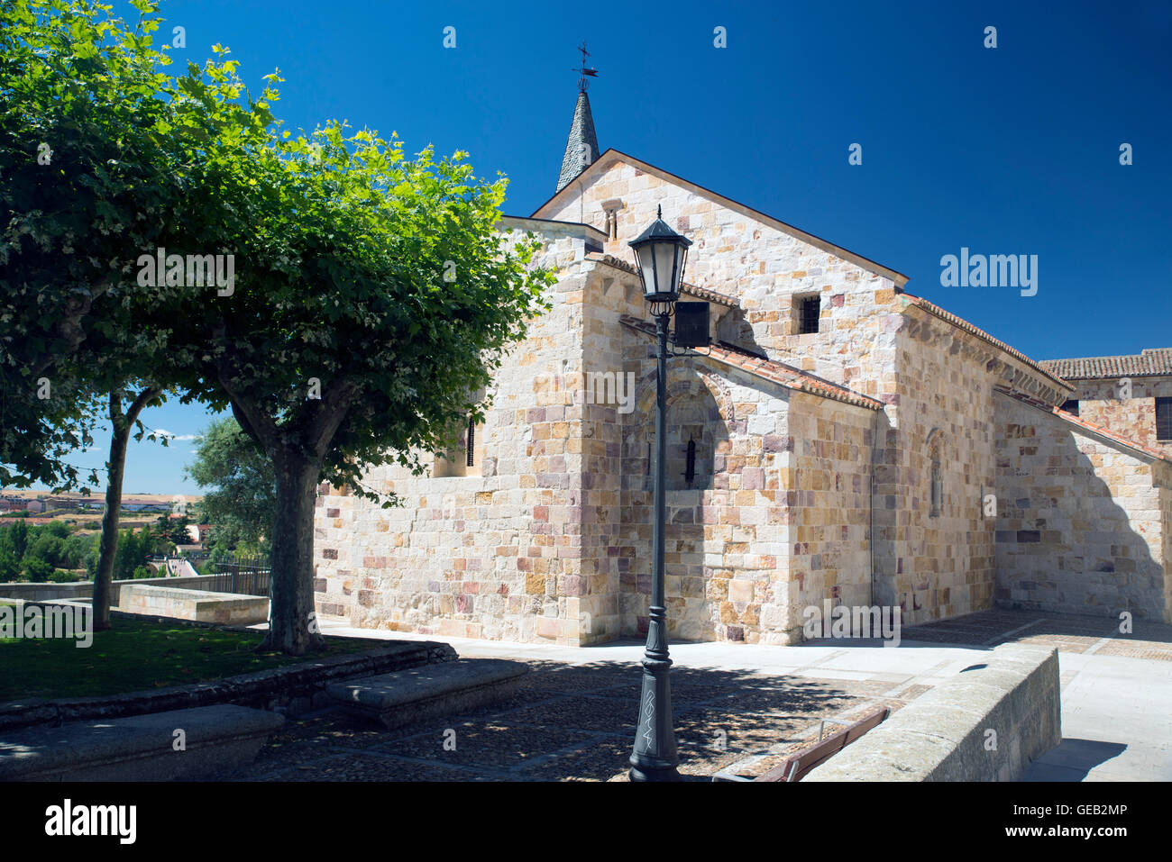Église de San Cipriano (Saint Cyprien) dans la région de Zamora, Espagne Banque D'Images