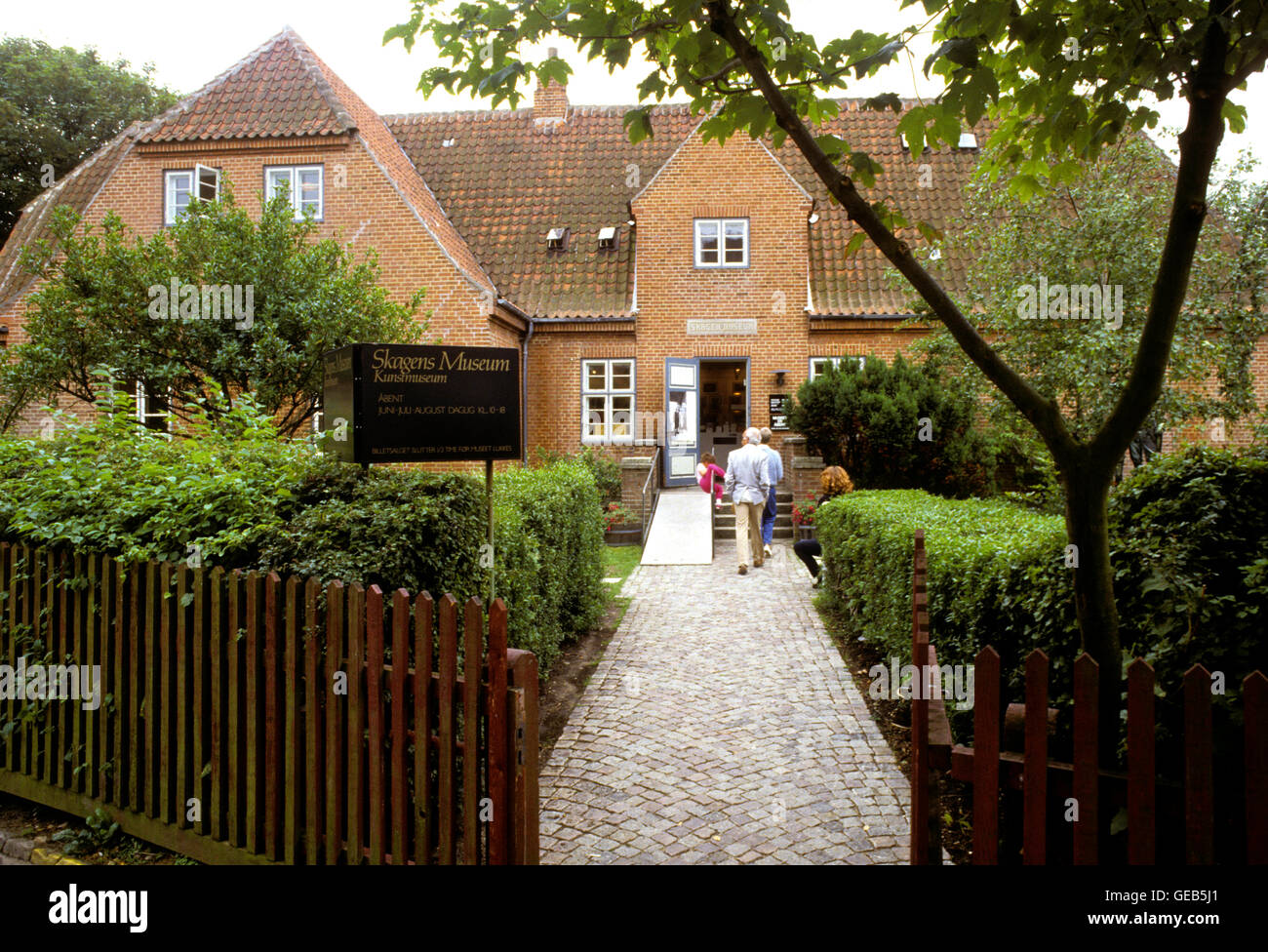 Musée d'art avec de nombreuses œuvres de peintres de Skagen 1870 Banque D'Images