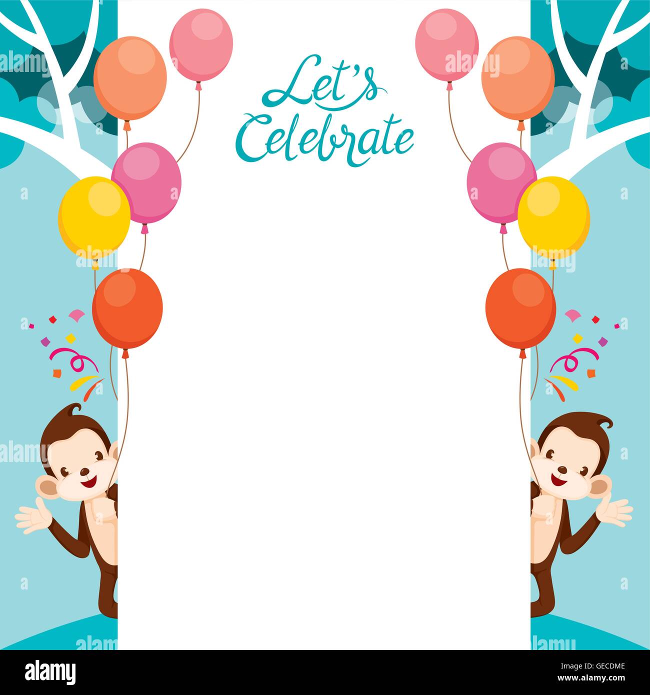 Singe Avec Celebration Animal Celebration Fete Anniversaire Image Vectorielle Stock Alamy Singe Avec Celebration Animal Celebration Fete Anniversaire Image Vectorielle Stock Alamy
