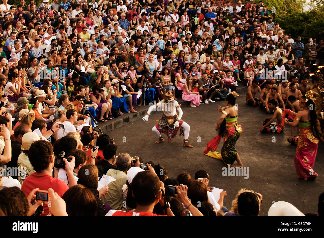 Danse Kecak Banque D'Images Danse Kecak Banque D'Images