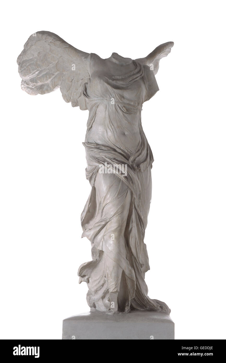 Nike de Samothrace, La Victoire ailée de Samothrace, sculpture, 220-190 av. Banque D'Images