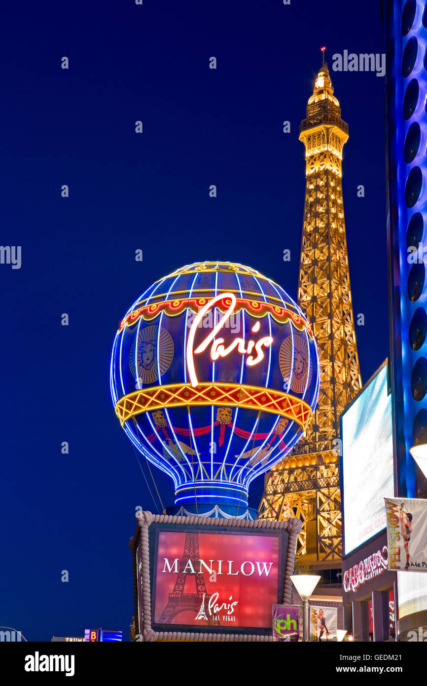 Géographie / voyages, USA, Nevada, Las Vegas, Paris Hotel & Casino, utilisez-No-Exclusive Banque D'Images