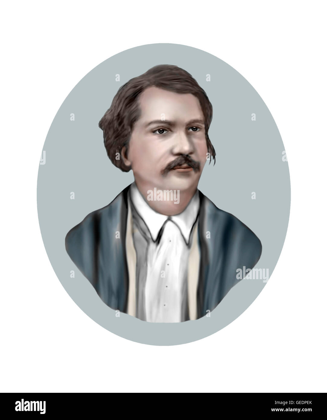 Honoré de Balzac, 1799-1850, romancier Banque D'Images