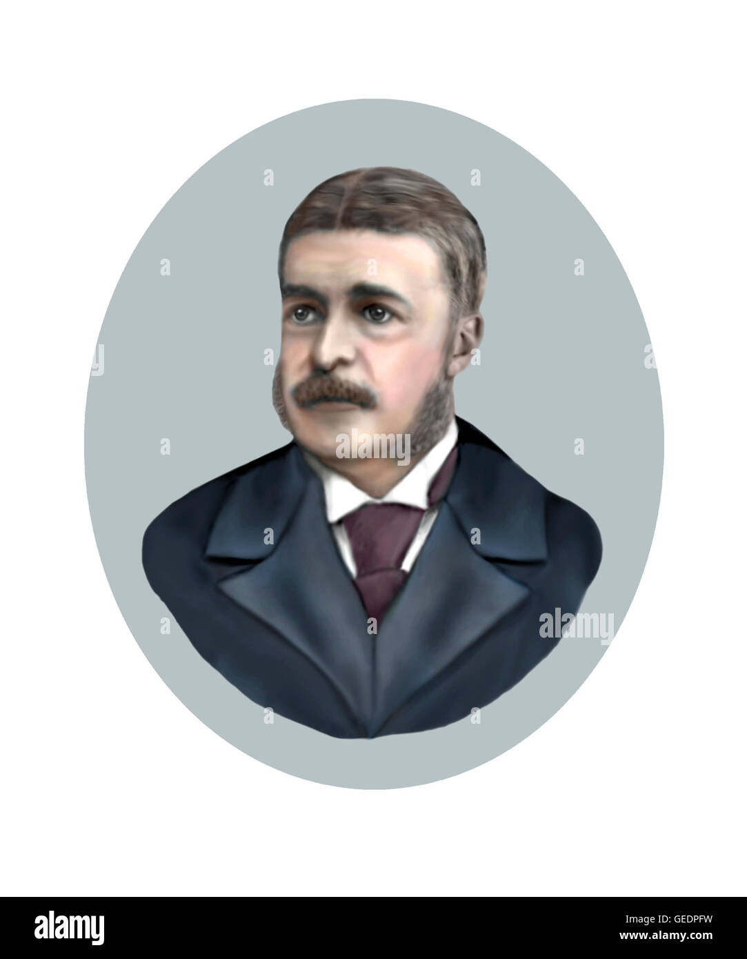 Arthur Sullivan, 1842-1900, compositeur Banque D'Images
