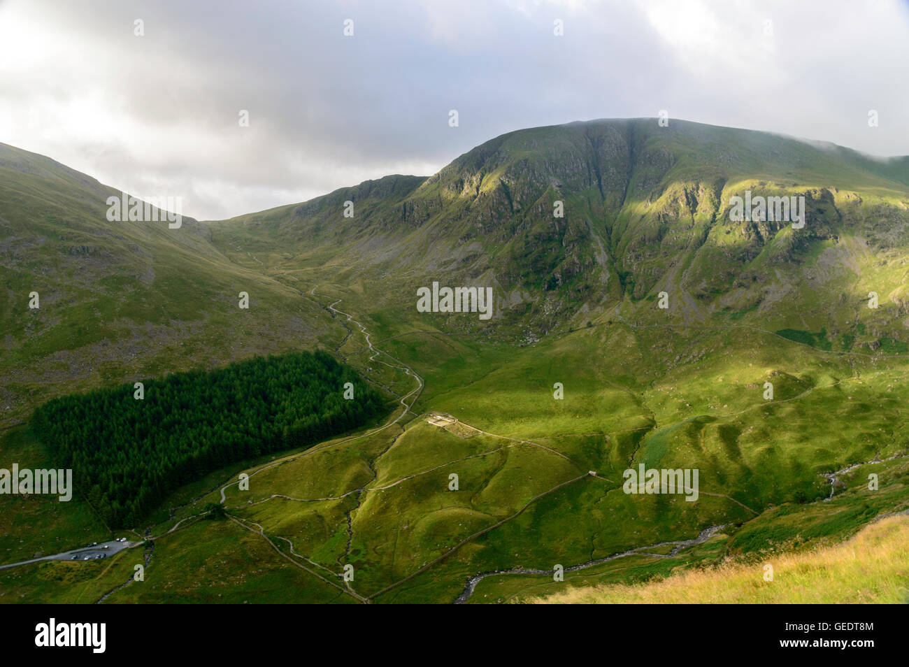 Harter est tombé dans le Lake District au sein Mardale Banque D'Images