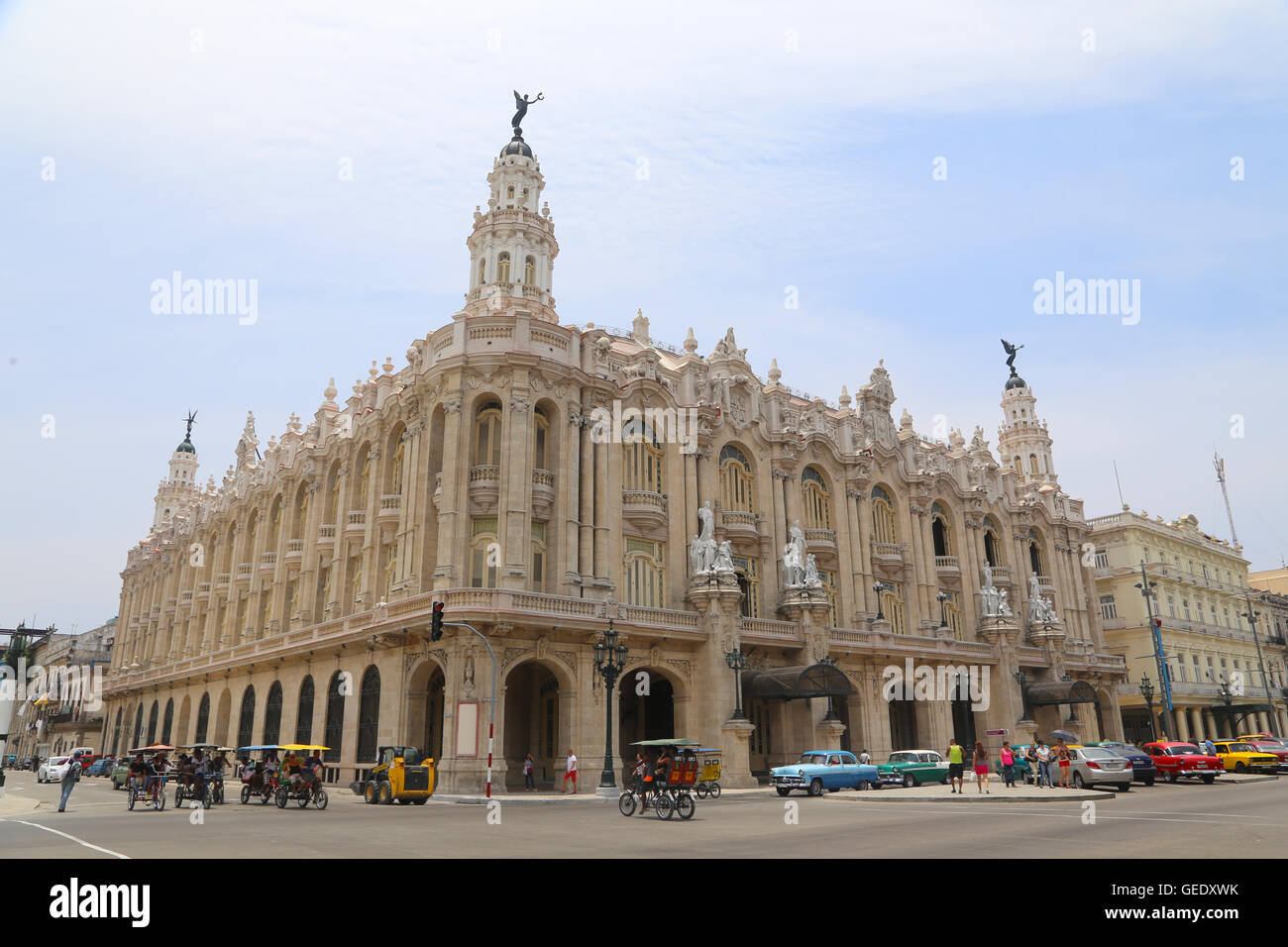 Gran Teatro de La Habana (Grand Théâtre de La Havane). La Havane, Cuba. 2016 Banque D'Images