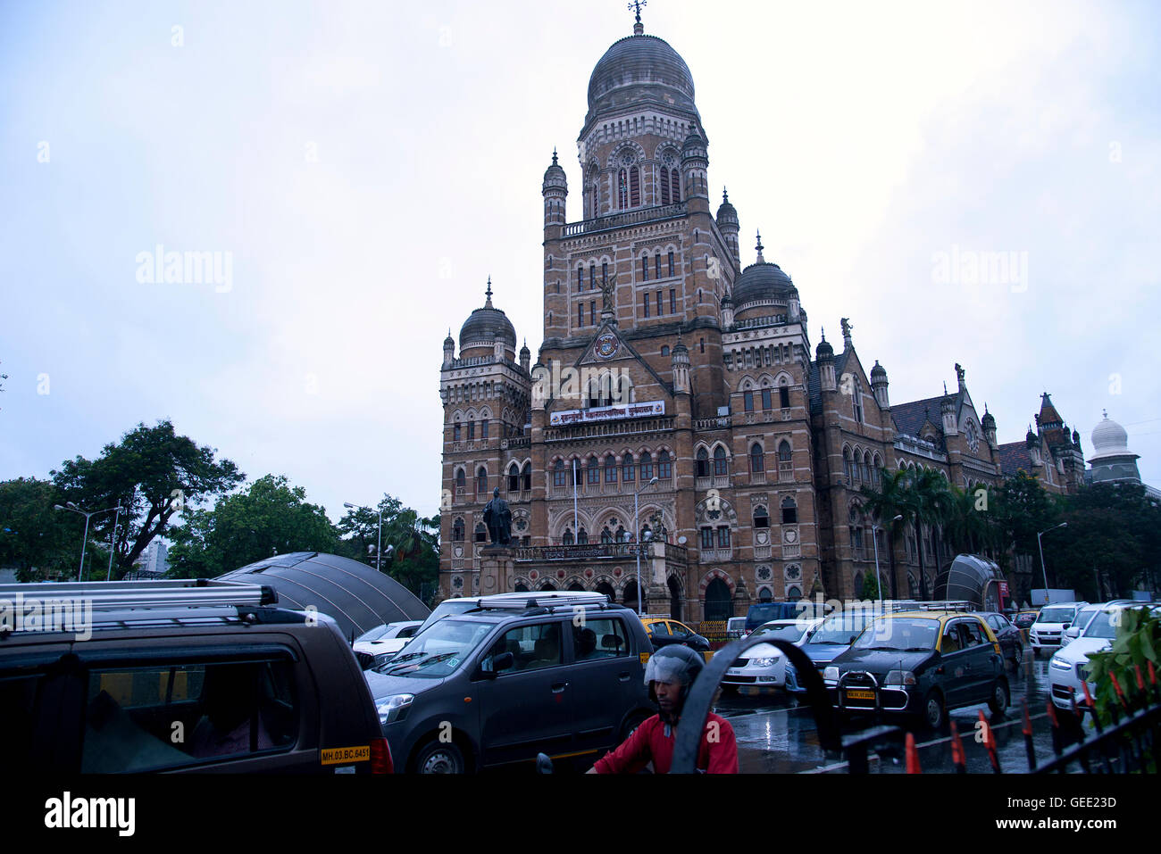 L'image de l'architecture du bâtiment municipal corporation Mumbai Mumbai, Inde Banque D'Images