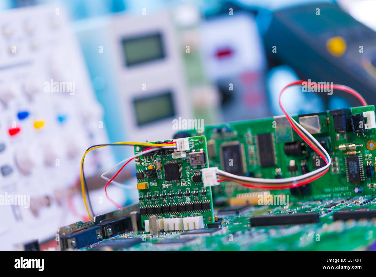 Circuit imprimé pour le robot Banque D'Images