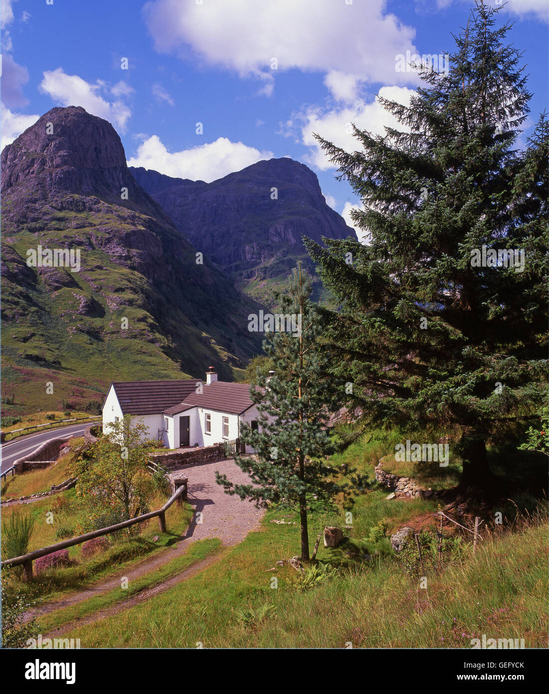 Col de Glencoe, West Highlands Banque D'Images