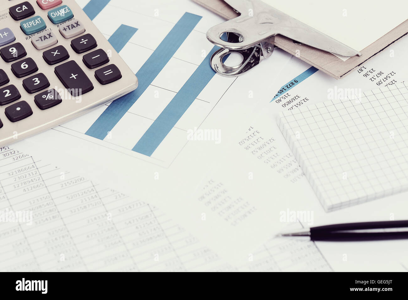 Comptabilité Banque D'Images