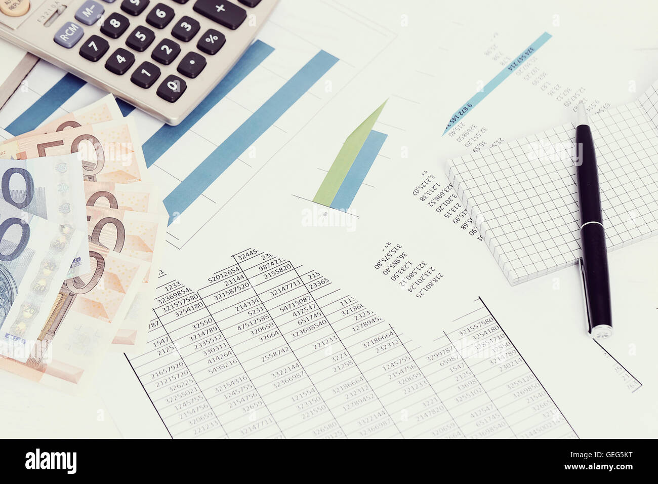 Comptabilité Banque D'Images