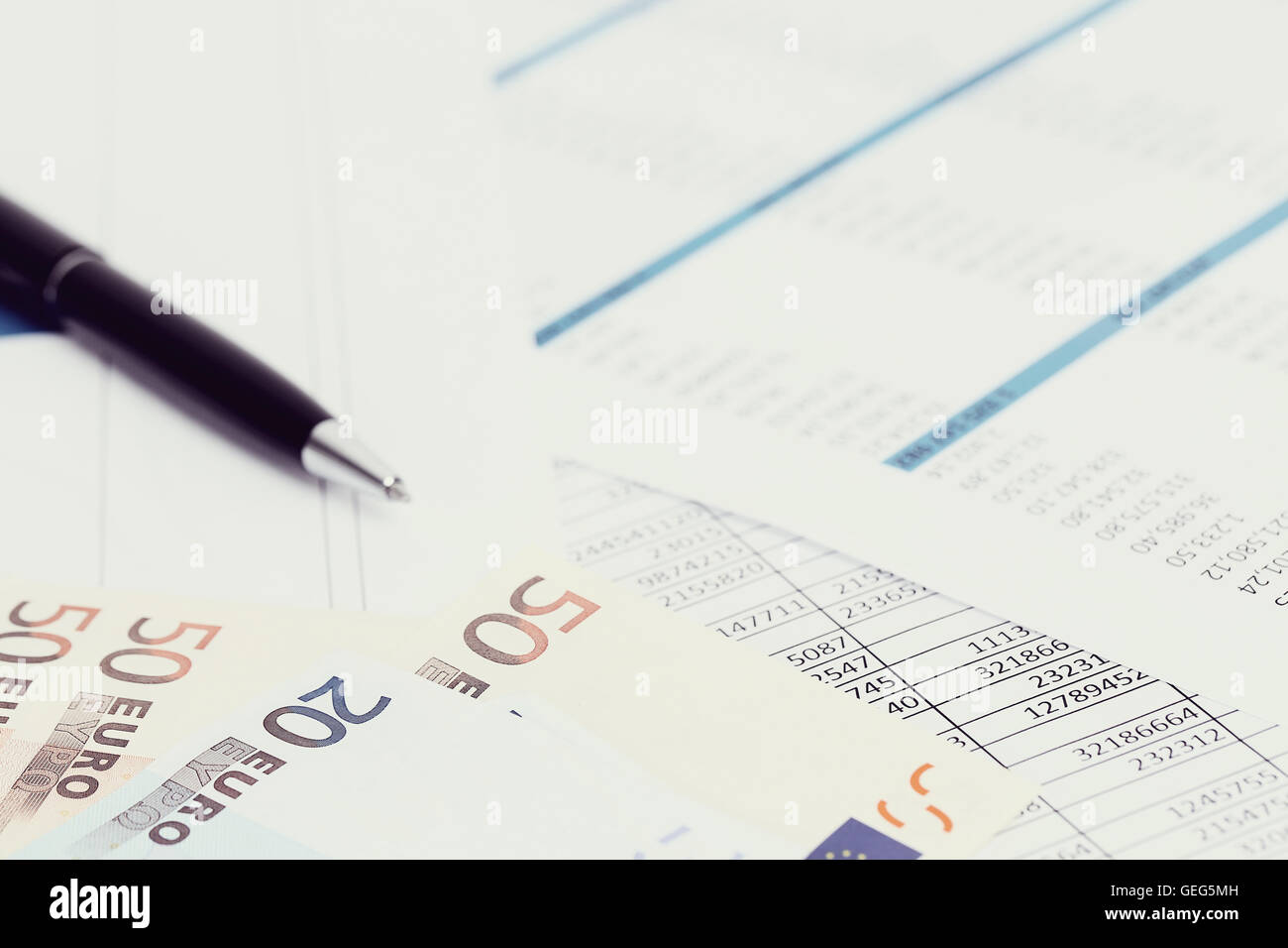 Comptabilité Banque D'Images