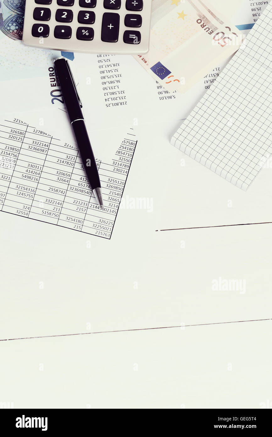 Comptabilité Banque D'Images