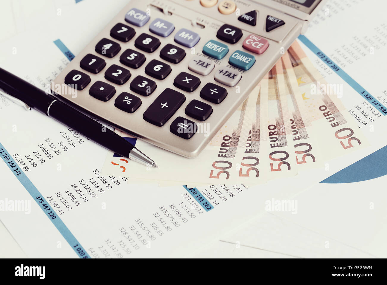 Comptabilité Banque D'Images