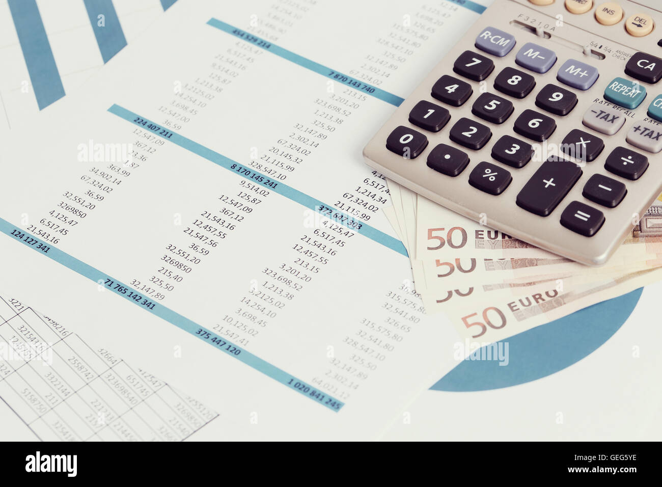 Comptabilité Banque D'Images