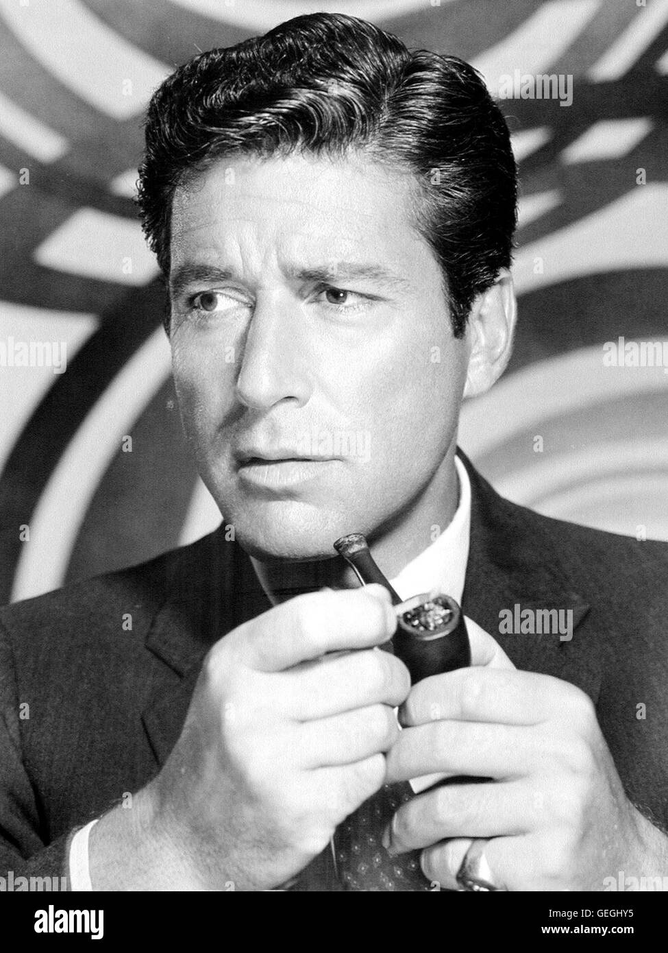 Efrem Zimbalist, Stuart Bailey (Efrem Zimbalist Jr.) *** légende locale *** 1954, 77 Sunset Strip, 77 Sunset Strip Banque D'Images