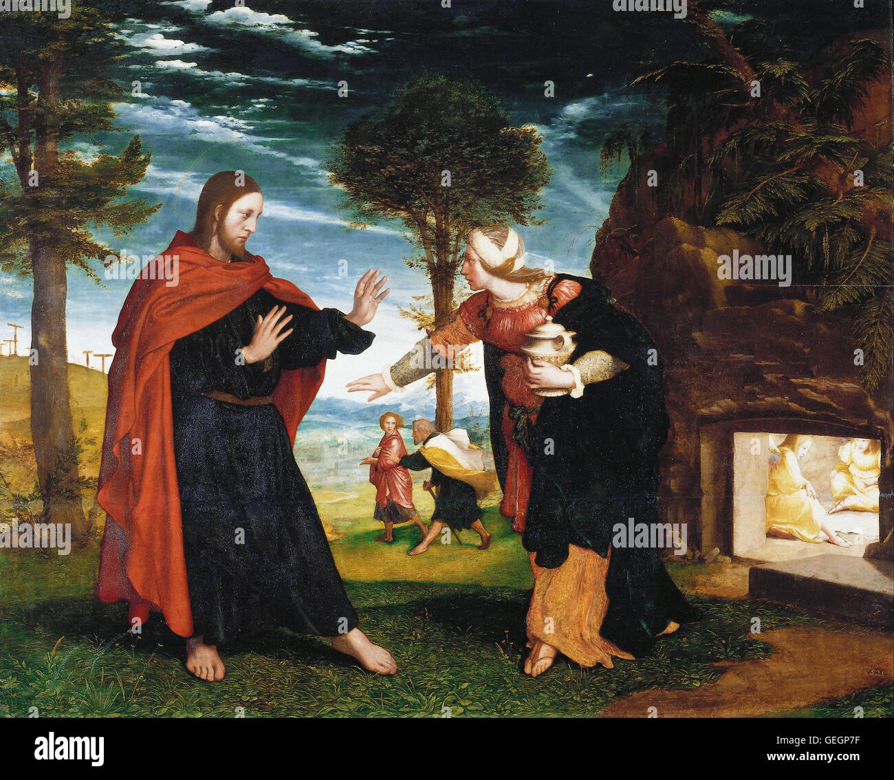 Hans Holbein le Jeune - Noli Me Tangere Banque D'Images