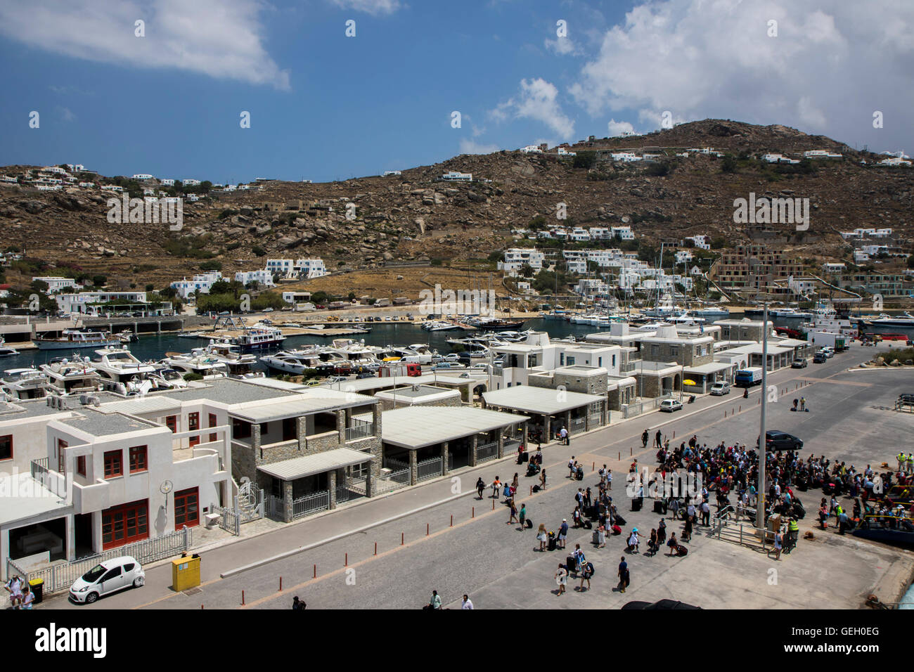 Île de Mykonos Grèce Banque D'Images