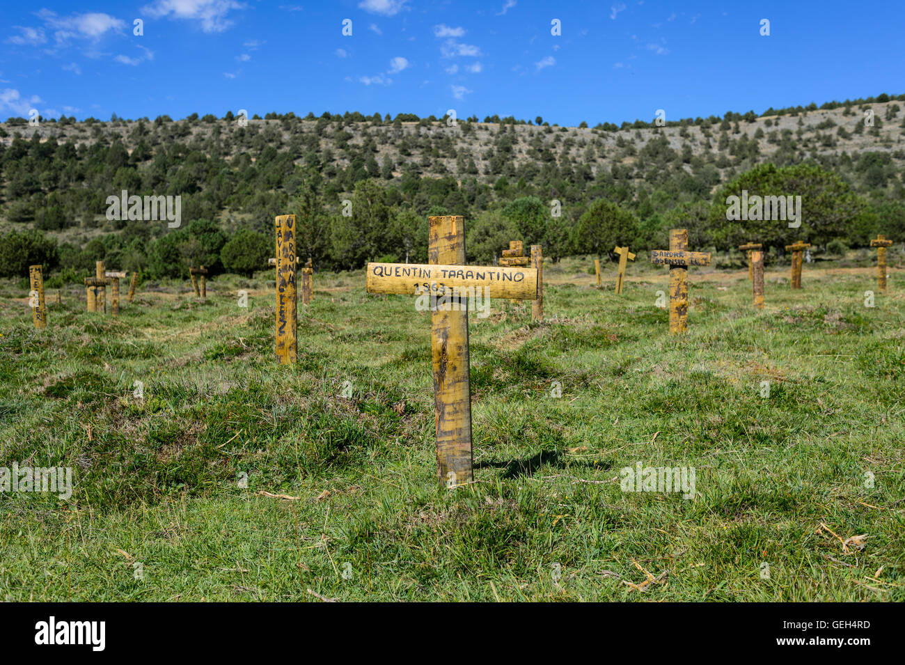 Sad Hill Cemetery Banque D'Images